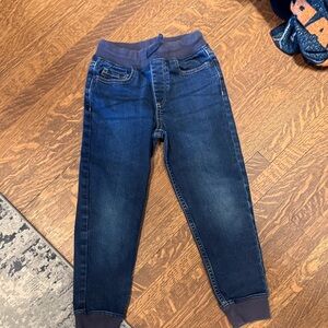 Kids Blue Denim Joggers